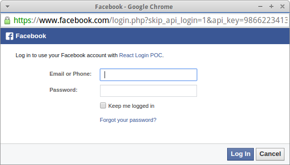How To Use Facebook  Login  with React and Babel 
